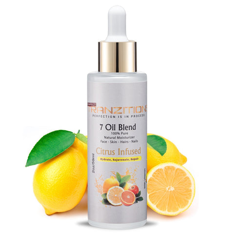 Citrus Uplifting Conditioning Hair Oil For Dry Scalp Cold Pressed Coconut,Apricot,Sweet Almond & Castor Oil With Vitamin E Quick-Absorbing Hydrating Body Oils For Women with Dry Skin All Natural Oil For Hair