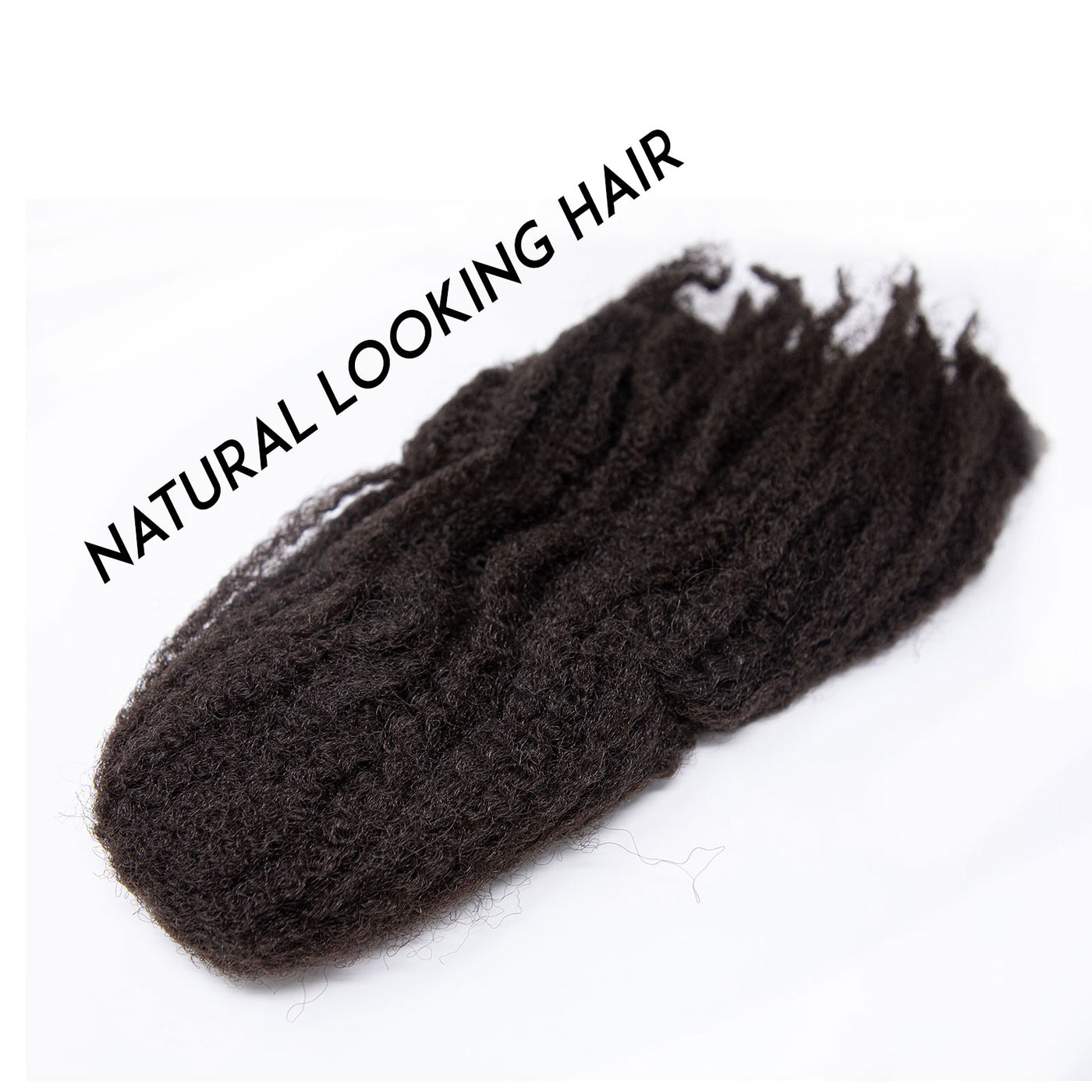 Afro Kinky Human Hair Crochet Dreadlocks Extension Natural Faux
